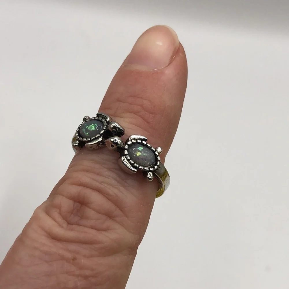 3/$25, 4/$30 Sea Turtle Ring Size OZ Open